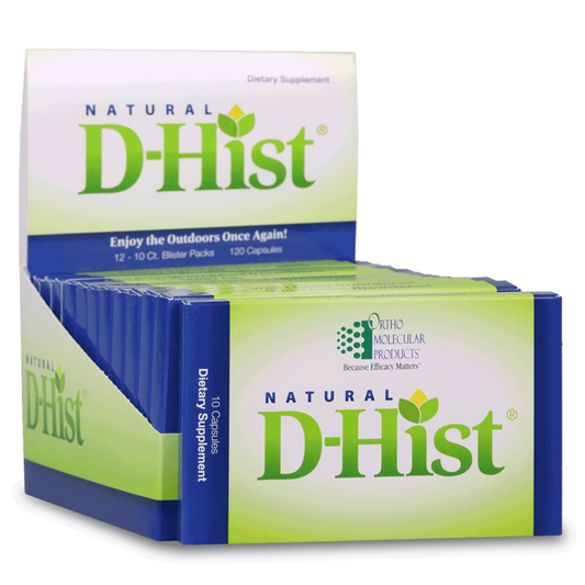 Orthomolecular Natural D-Hist 10 Capsule Blister Packs