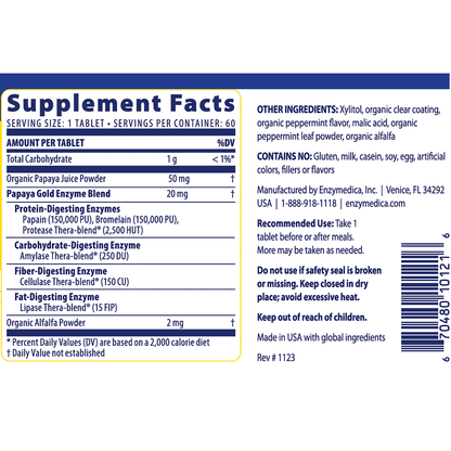 Papaya Gold Advanced Natural Enzyme Formula