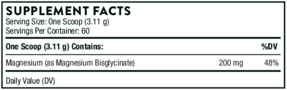 Thorne Magnesium Bisglycinate NSF