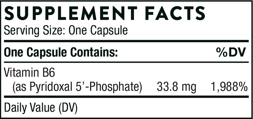 Pyridoxal 5-Phosphate 100 caps