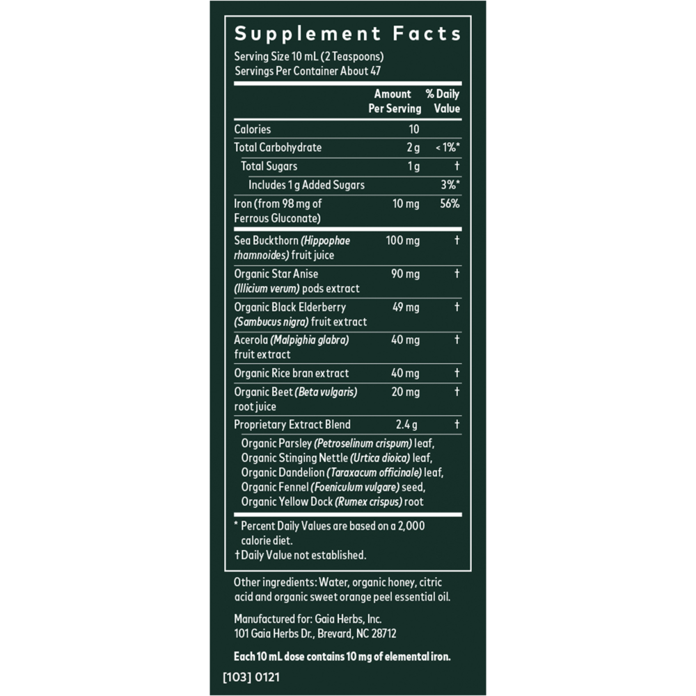 PLANT FORCE LIQUID IRON