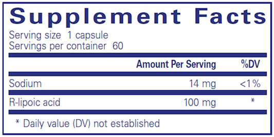 Pure Encapsulations R-Lipoic Acid (Stabilized)