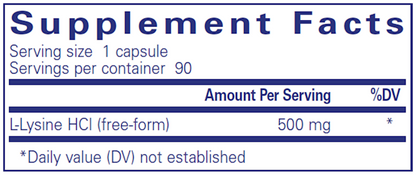 Pure Encapsulations L-Lysine