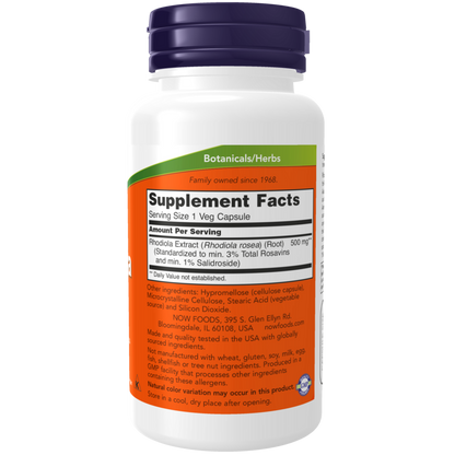 NOW Rhodiola 500mg