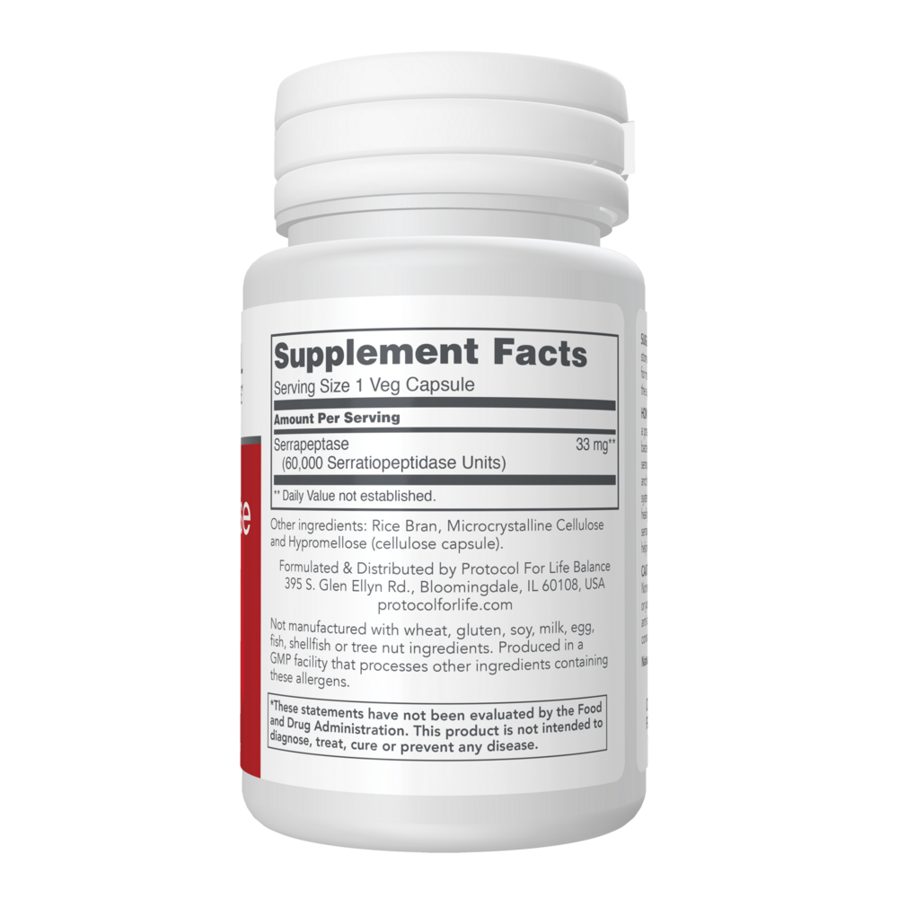 Serrapeptase 60 Veg Caps
