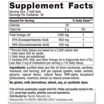 ProOmega Lemon 60 SoftGels