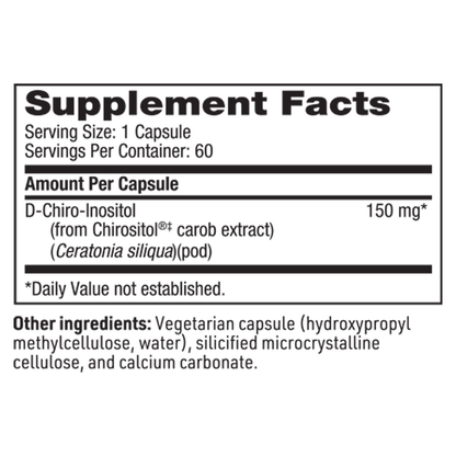 Klaire Labs D-CHIRO INOSITOL 60 CAPS