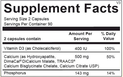 Ortho Molecular Reacted Calcium