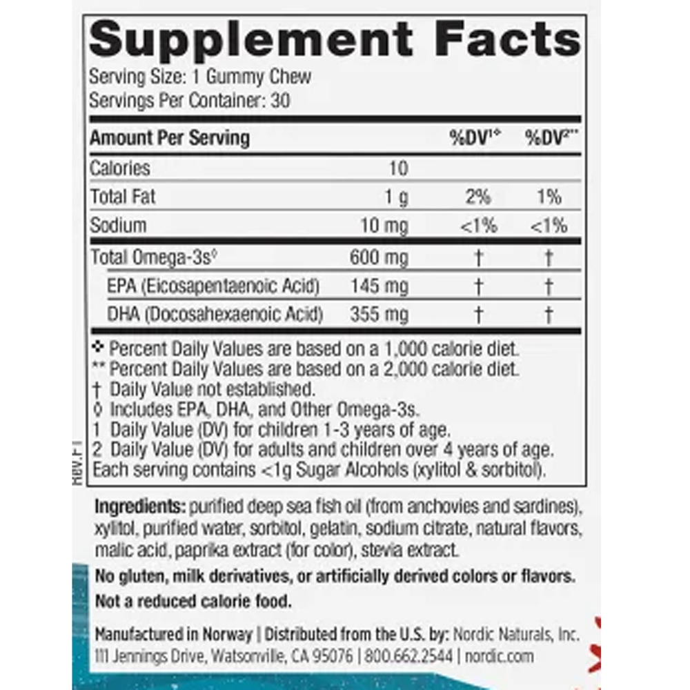 Nordic Naturals Children's DHA Gummies