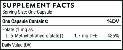 Thorne 5-MTHF 1mg