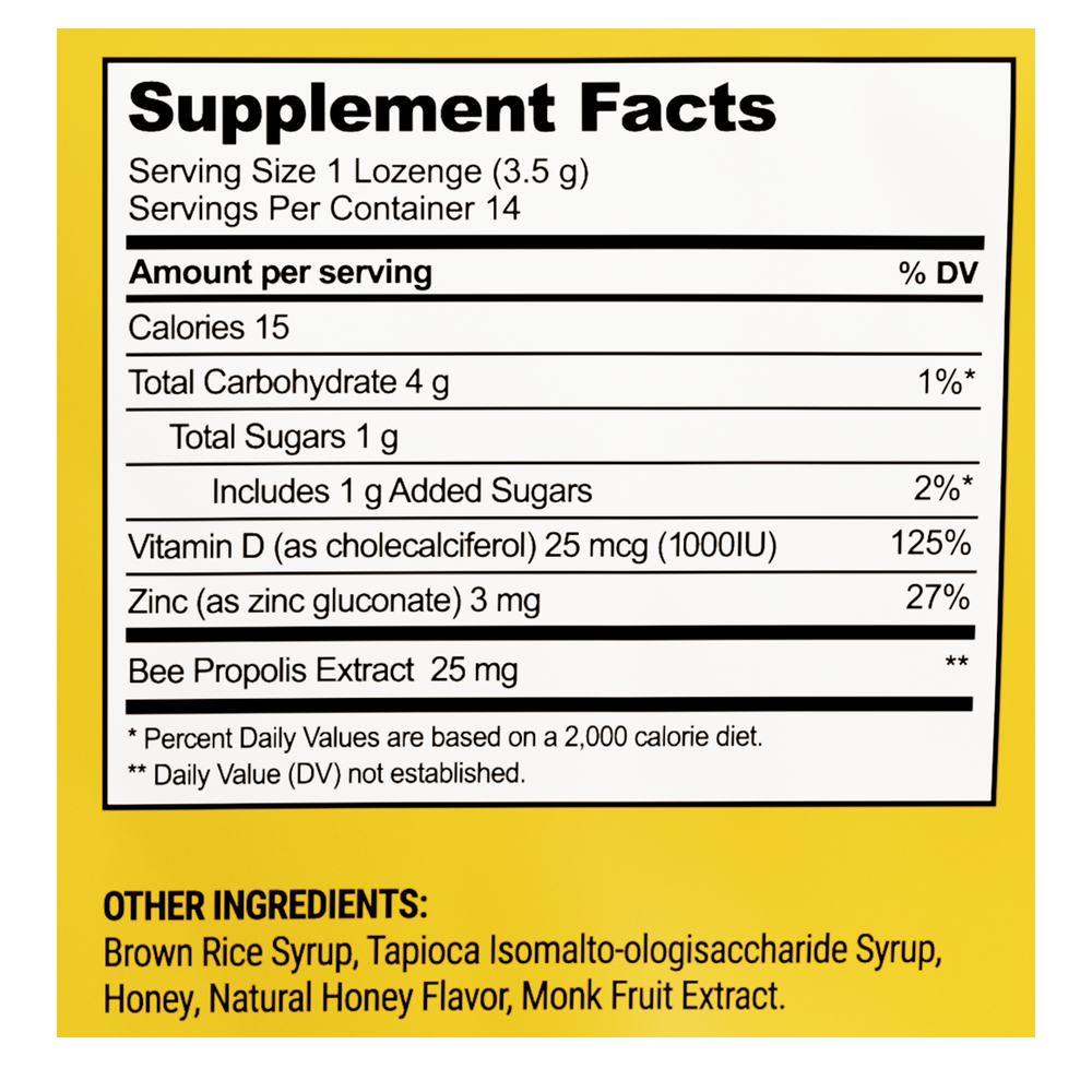 Beekeeper's Naturals B. Soothed Honey Lozenges 14 Ct