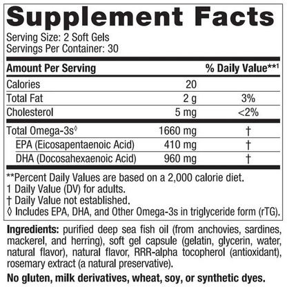 ProDHA Xtra (Formelrly ProDHA 1000) 60 caps