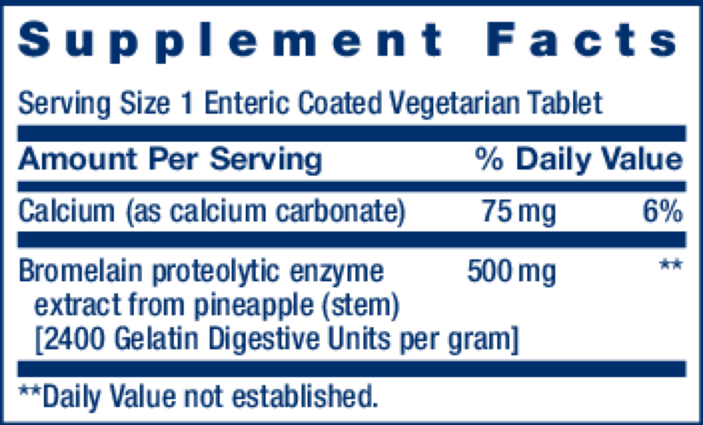 Life Extension Specially-Coated Bromelain