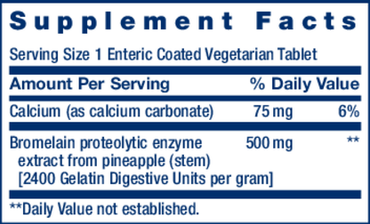 Life Extension Specially-Coated Bromelain