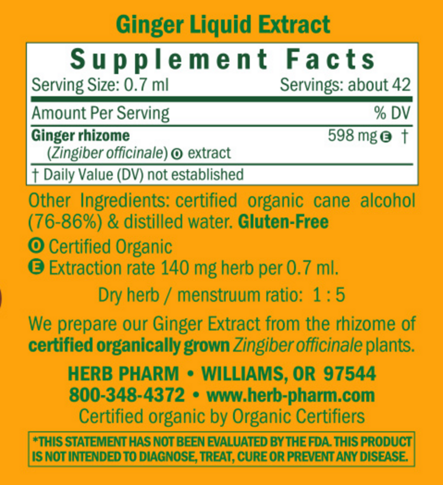 Herb Pharm Ginger 1oz