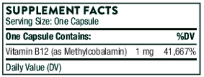 Thorne Vitamin B12 (formerly known as Methylcobalamin)