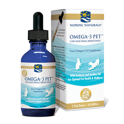 Nordic Naturals Omega-3 Pet Cats And Small Breed Dogs 2 Fl Oz (60 mL)