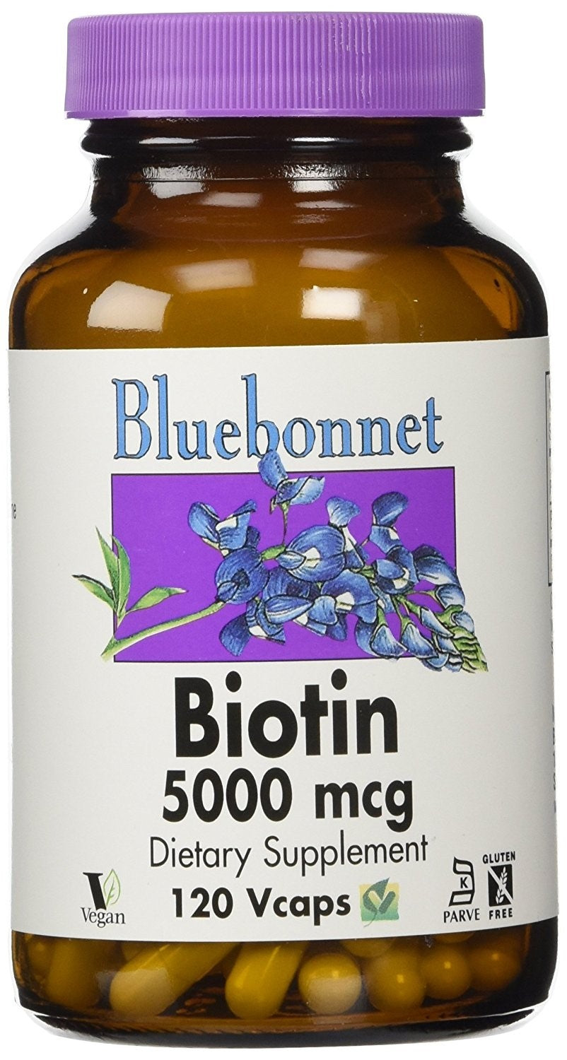 Bluebonnet Nutrition Biotin 5000 mcg