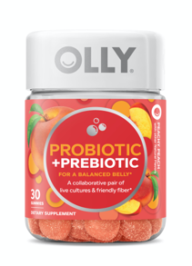 OLLY PRO PREB PEACH GUMMY 30