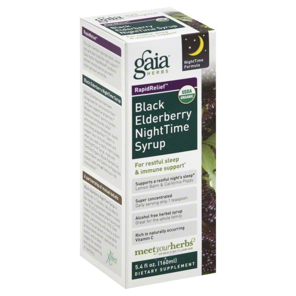 BLACK ELDERBERRY NIGHTTIME SYR