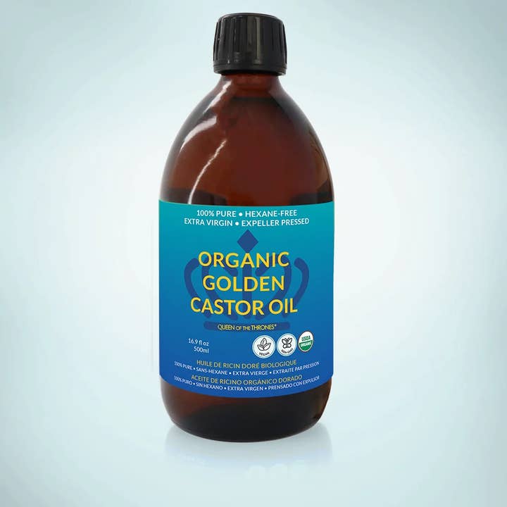 Organic Golden Castor Oil 16.9 Fl Oz