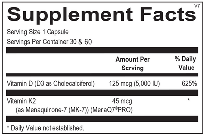 VITAMIN K2 W/ D3 5000IU