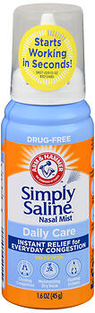 Arm & Hammer Saline Nasal Spray 1.6 oz