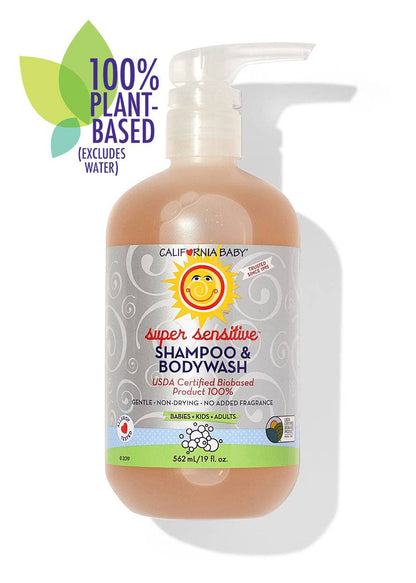 (No Fragrance) Super Sensitive™ Shampoo & Bodywash: 8.5oz/251mL