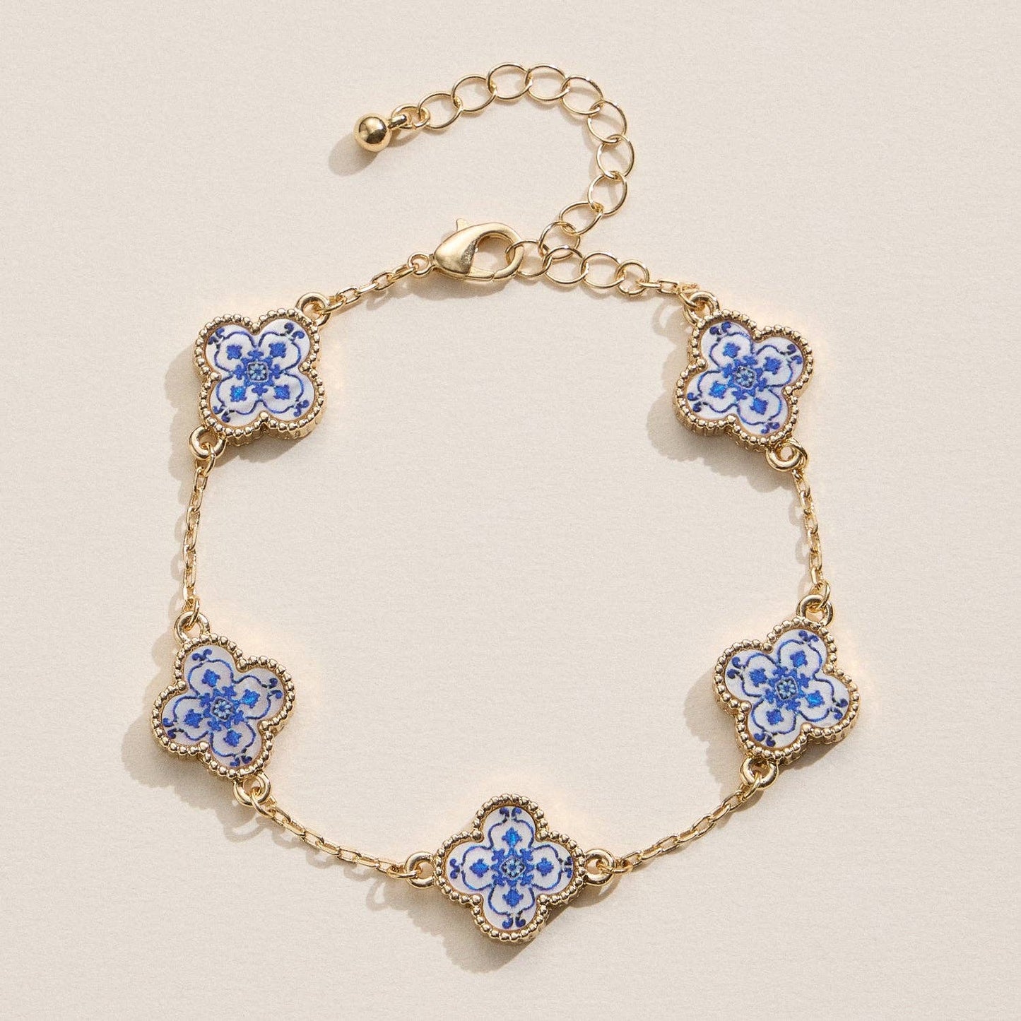 Multicolor Shell Charm Bracelet | Gold Accents: Light Green / One / 5SB21068