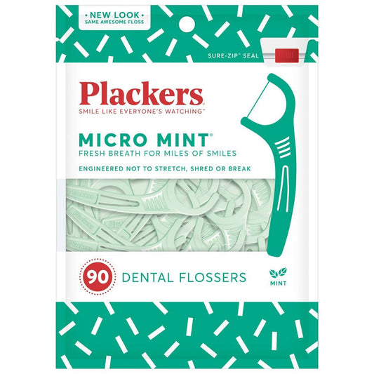 PLACKERS DENTAL FLS MINT  90