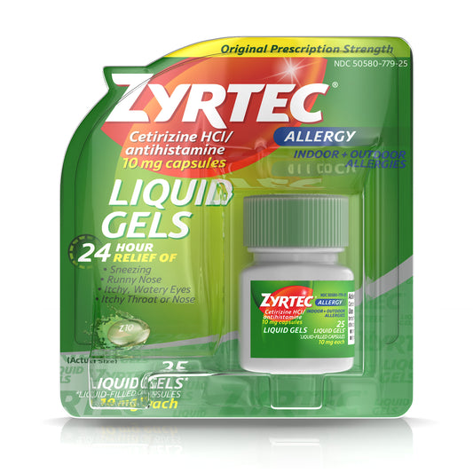 ZYRTEC LIQCAP ALLERGY    25