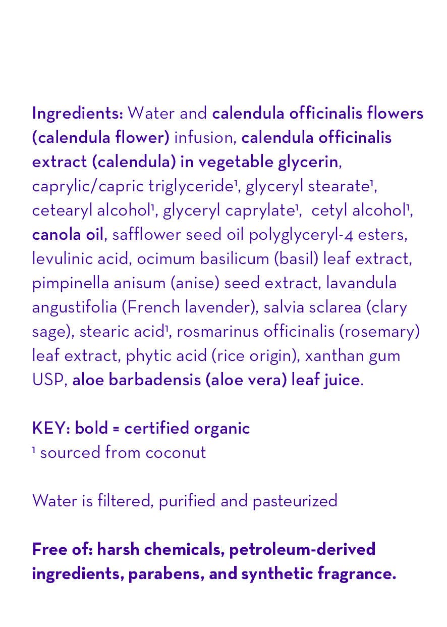 Calendula™ Cream: 6oz/170g