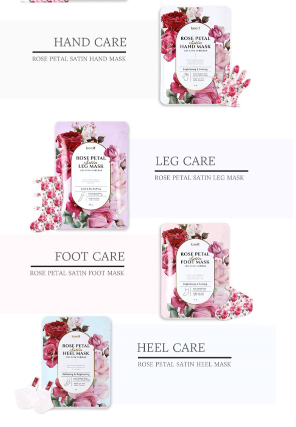 KOELF Rose Petal Hand and Foot Mask Treatment: Foot