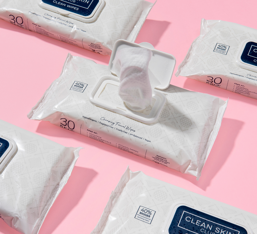 Clean Skin Club Clean Wipes