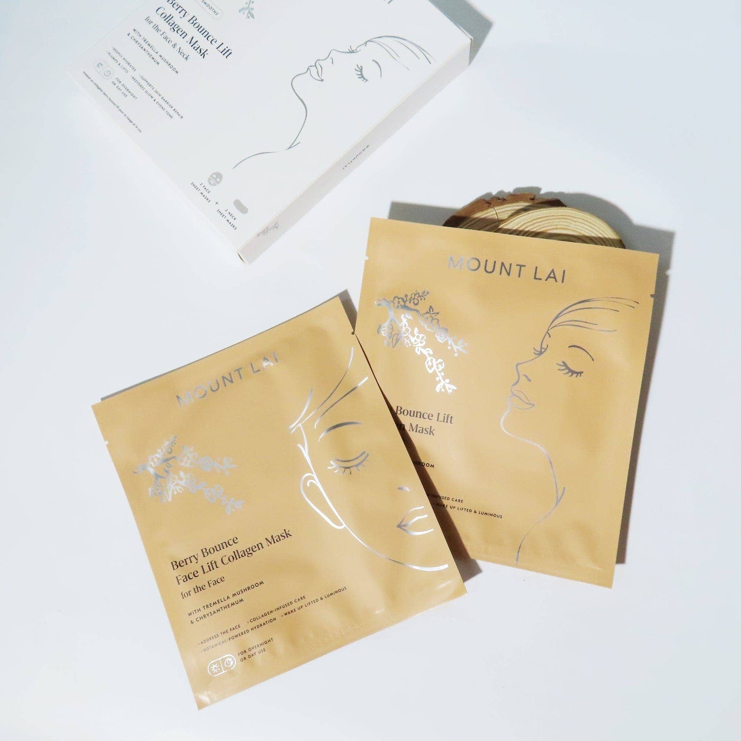 Berry Bounce Overnight Face Lift Collagen Mask for Face & Neck