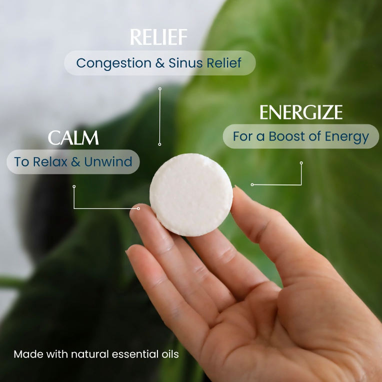Body Restore Shower Steamer Aromatherapy Tube Pack of 6 : Rose