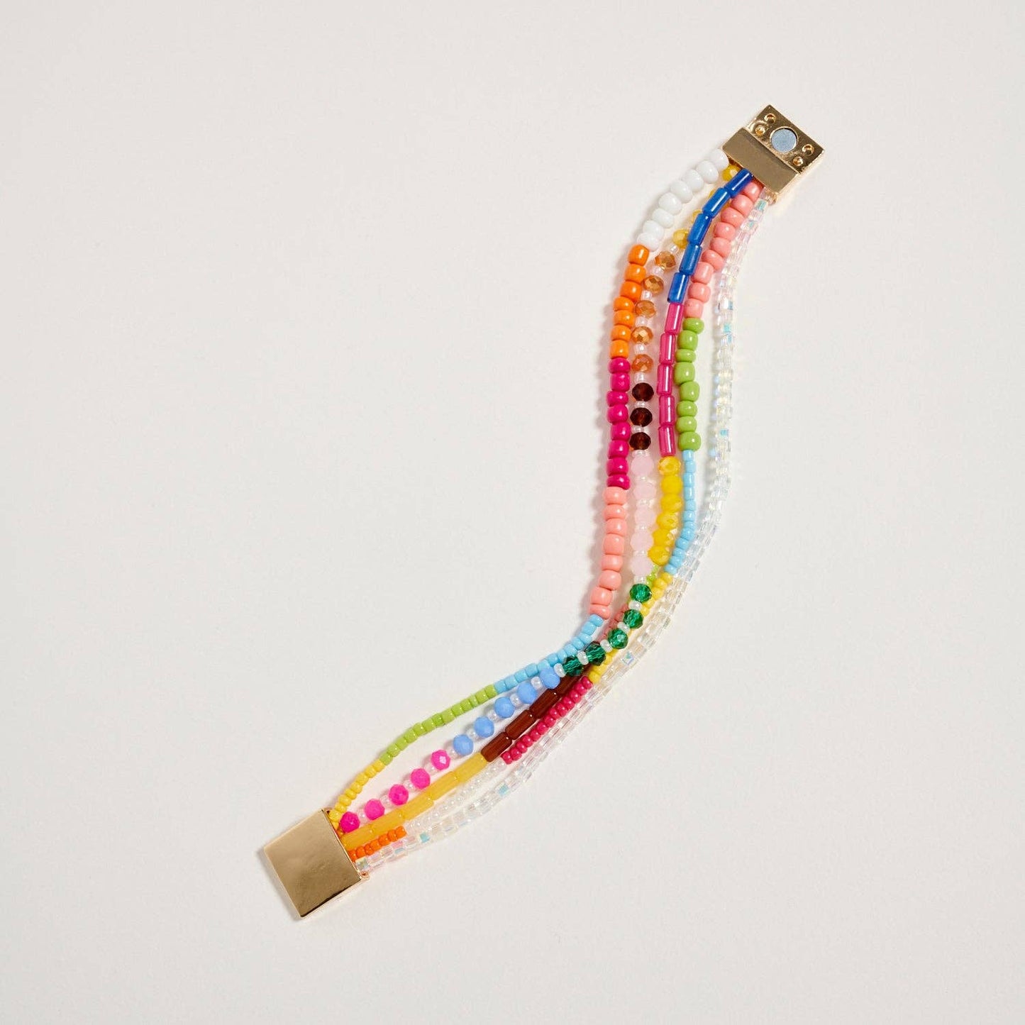 Beaded Boho Stack Bracelet | Magnetic Clasp: NT / ONE