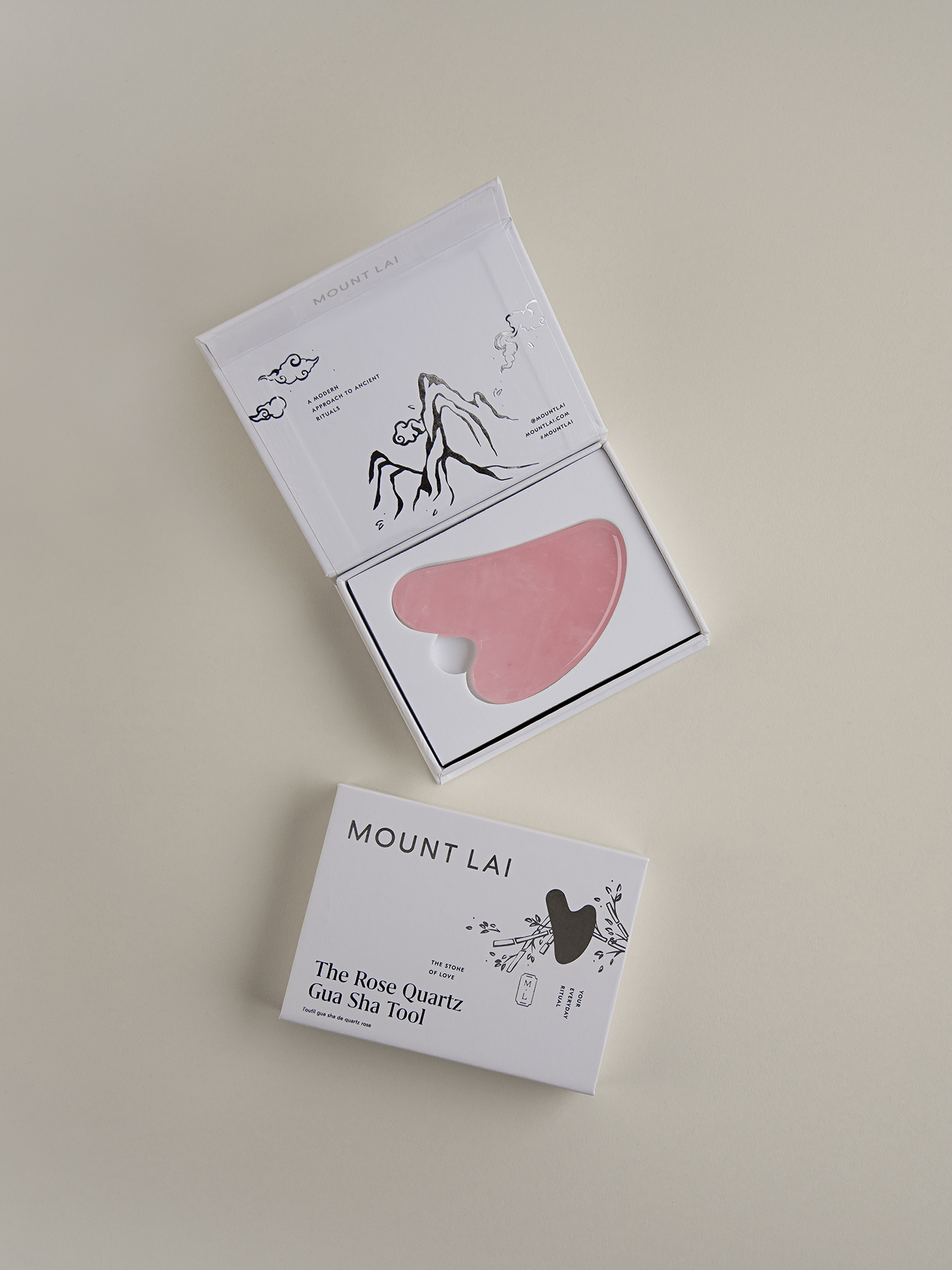 The Rose Quartz Gua Sha Facial Tool