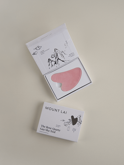 The Rose Quartz Gua Sha Facial Tool