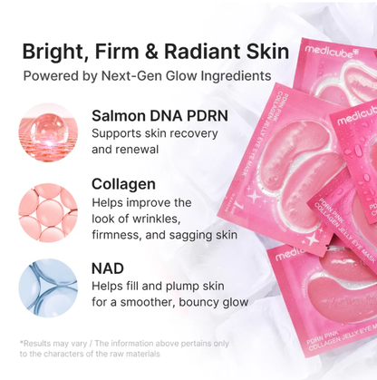 MEDICUBE PDRN Pink Collagen Jelly Eye Mask SINGLE