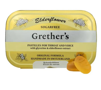 Grether's Pastilles Sugarfree Elderflower 2.1oz: 2.1 OZ