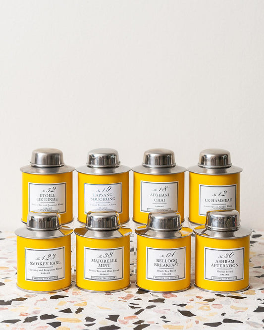 Bellocq Tea NO. 35 The Early Grey Tea Yellow Caddy