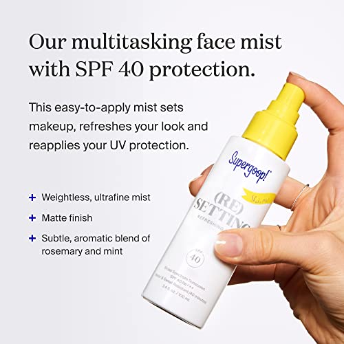 Supergoop! (Re)Setting Refreshing Mist SPF 40 3.4 fl. oz.