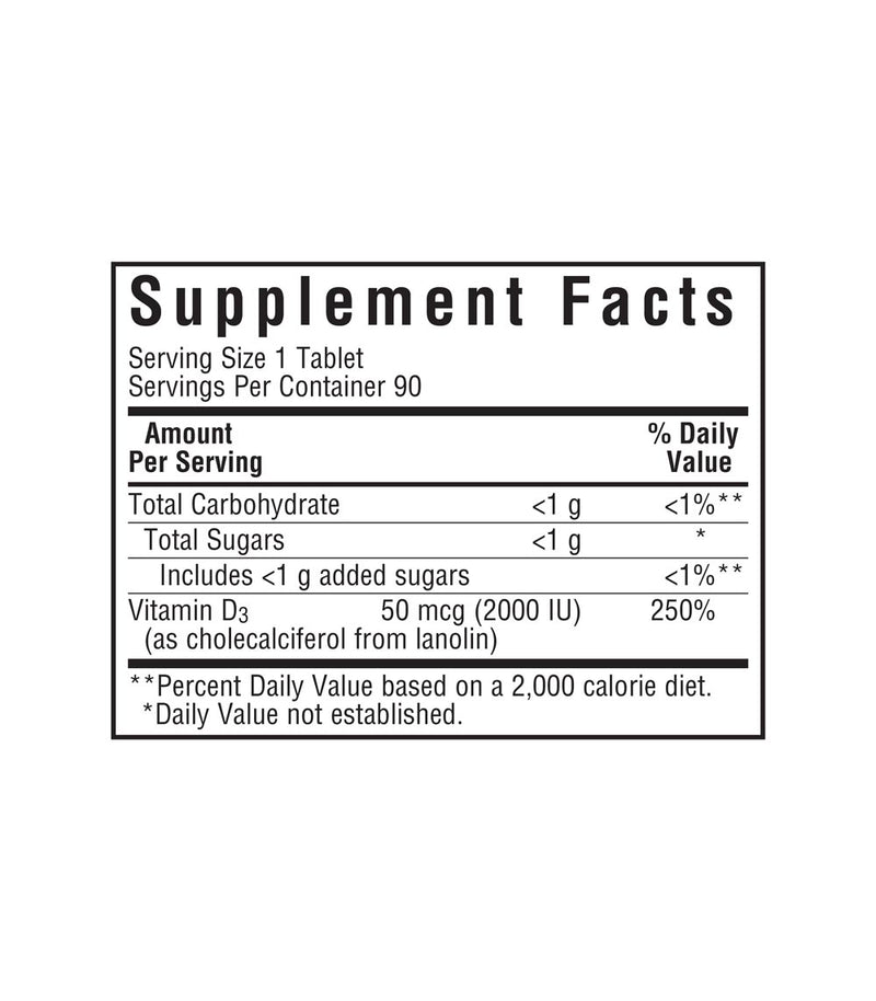 Bluebonnet Earth Sweet Chewables VITAMIN D3 50 mcg (2000 IU)