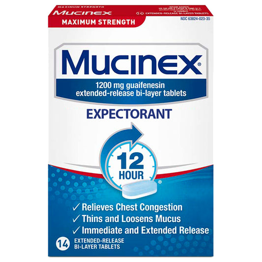 MUCINEX TAB MAX STR     14