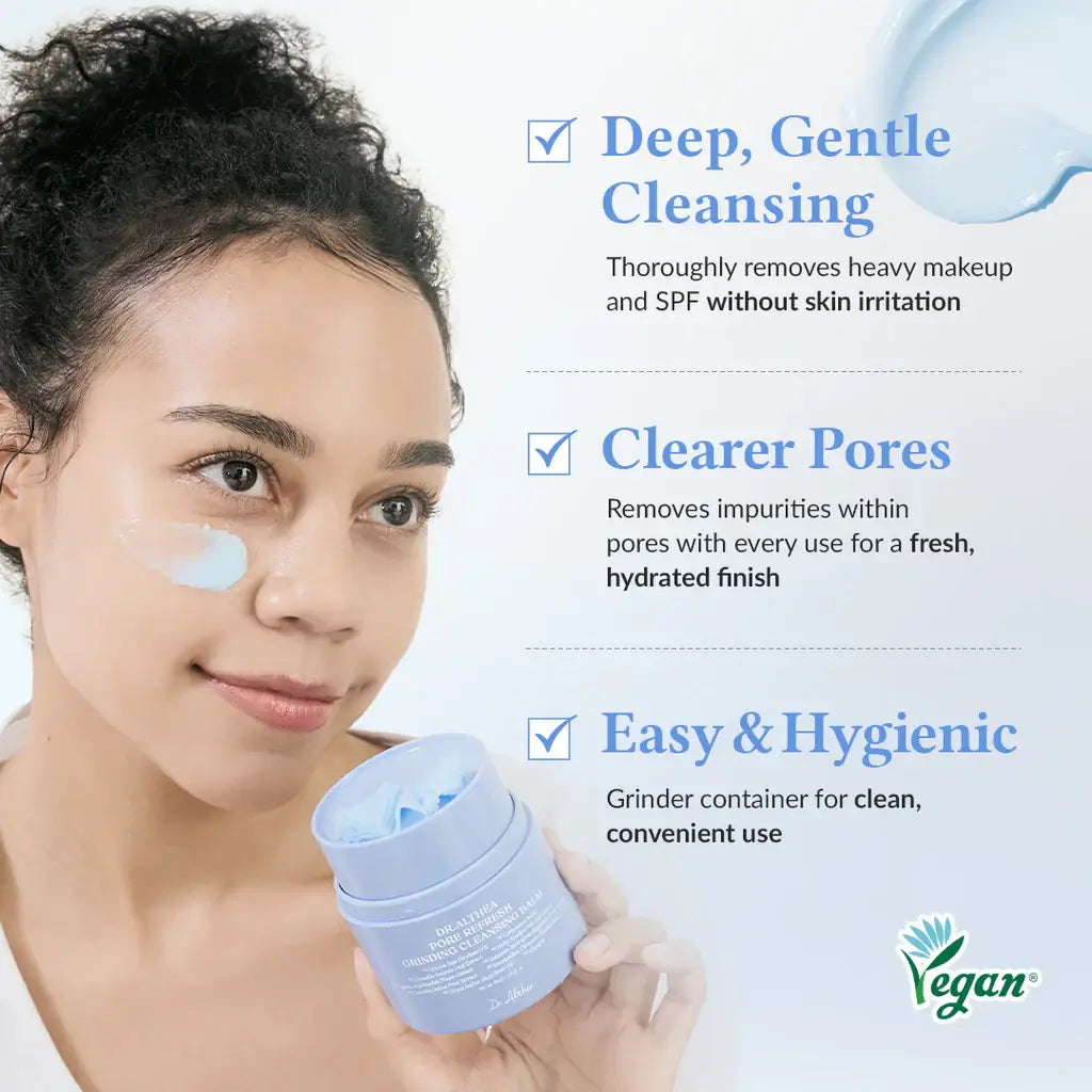 DR ALTHEA Pore Refresh Grinding Balm Vegan Makeup Remover