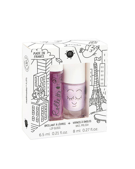 Nail Polish and Lip Gloss Set for Kids LOVELY CITY