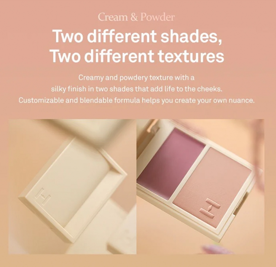 HINCE True Dimension Layering Cheek Blush Powder Cream