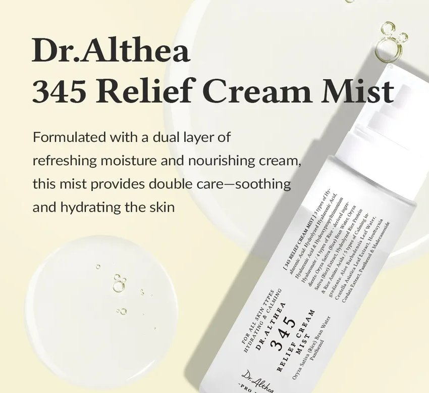 DR ALTHEA 345 Relief Cream Mist Mini 60ml