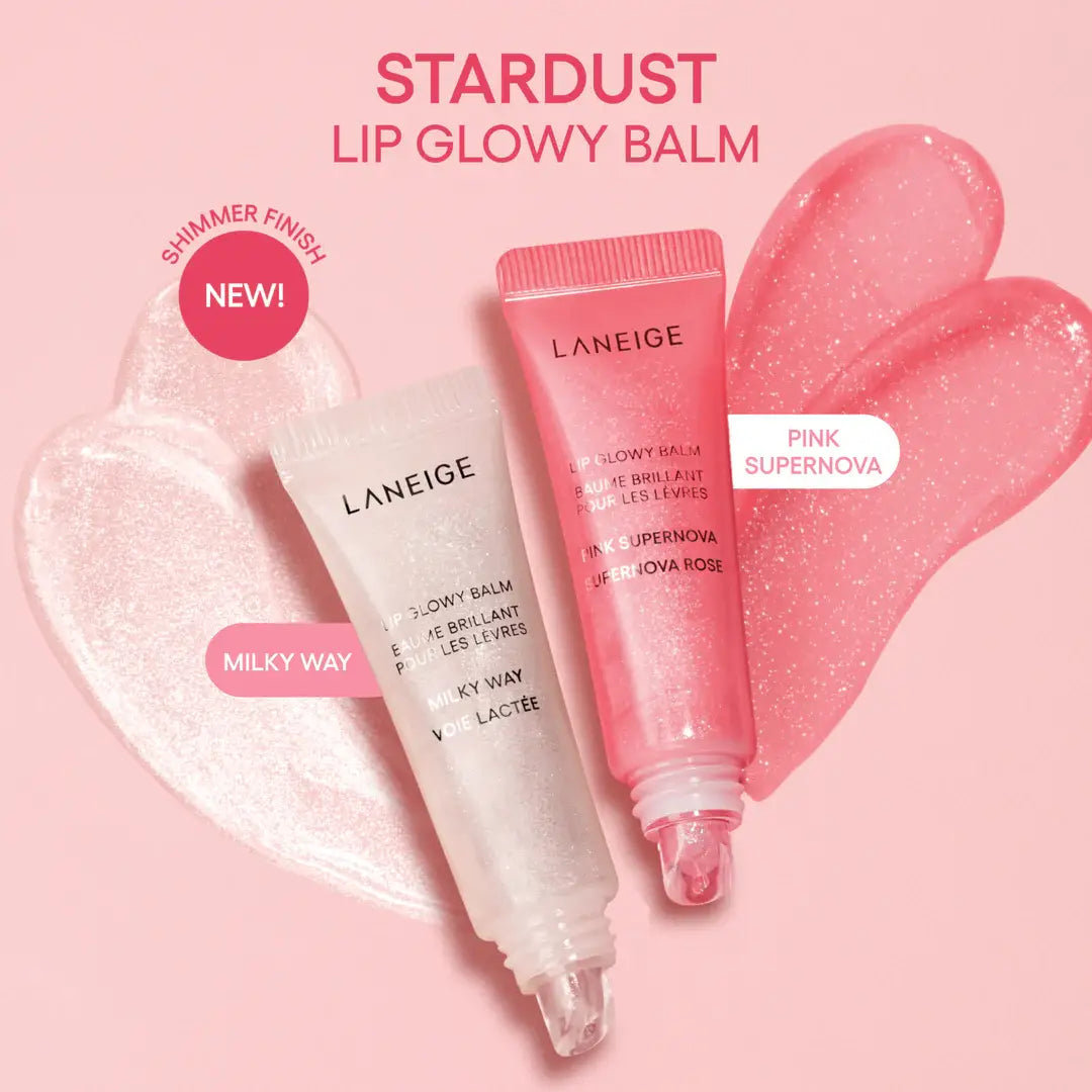 LANEIGE Lip Glowy Balm Stardust Shimmer Tube: Pink Supernova